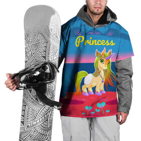 Накидка на куртку 3D с принтом Единорог принцессы в Екатеринбурге, 100% полиэстер |  | Тематика изображения на принте: pony | грива | девочка | единорог | конь | копыта | красивая | лошадка | лошадь | милая | пони | природа закат | радуга