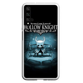 Чехол для Honor 20 с принтом Hollow Knight в Екатеринбурге, Силикон | Область печати: задняя сторона чехла, без боковых панелей | hallownest | hollow knight | the knight | игры | компьютерная игра | реймер | рыцарь