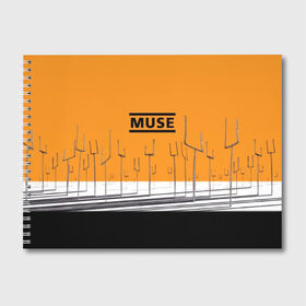 Альбом для рисования с принтом Muse в Екатеринбурге, 100% бумага
 | матовая бумага, плотность 200 мг. | muse | альтернативный | группа | доминик ховард | крис уолстенхолм | мосе | моус | моусе | муза | музе | музык | мусе | мьюз | мэттью беллами | прогрессивный | рок | симфонический | спейс | спейсрок