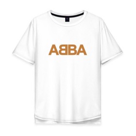 Мужская футболка хлопок Oversize с принтом ABBA в Екатеринбурге, 100% хлопок | свободный крой, круглый ворот, “спинка” длиннее передней части | абба | агнета | анни фрид | брур | бьорн | коллектив | музыка | швеция