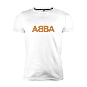 Мужская футболка премиум с принтом ABBA в Екатеринбурге, 92% хлопок, 8% лайкра | приталенный силуэт, круглый вырез ворота, длина до линии бедра, короткий рукав | абба | агнета | анни фрид | брур | бьорн | коллектив | музыка | швеция