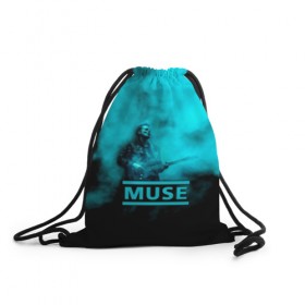 Рюкзак-мешок 3D с принтом Muse в Екатеринбурге, 100% полиэстер | плотность ткани — 200 г/м2, размер — 35 х 45 см; лямки — толстые шнурки, застежка на шнуровке, без карманов и подкладки | 
