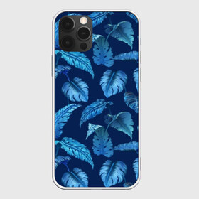 Чехол для iPhone 12 Pro Max с принтом Листья Ночные тропики в Екатеринбурге, Силикон |  | абстракция | зелень | листья | ночь | природа | растение | тропики | цветы