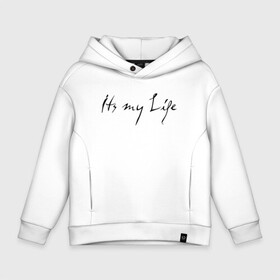 Детское худи Oversize хлопок с принтом Its my Life в Екатеринбурге, френч-терри — 70% хлопок, 30% полиэстер. Мягкий теплый начес внутри —100% хлопок | боковые карманы, эластичные манжеты и нижняя кромка, капюшон на магнитной кнопке | Тематика изображения на принте: bon jovi | john | альбом | арена | бон | бон джови | глэм | группа | джови | джон | метал | музыка | надпись | песни | поп | попрок | рок | рокер | смайл | солист | софт | стена | хард | хеви | хевиметал