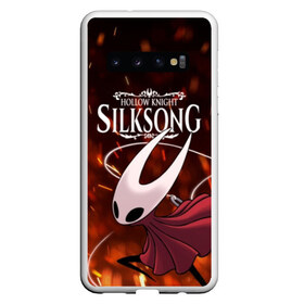 Чехол для Samsung Galaxy S10 с принтом Hollow Knight SILKSONG в Екатеринбурге, Силикон | Область печати: задняя сторона чехла, без боковых панелей | game | games | ghosts | godmaster | hollow | hornet | knight | metroidvania | silksong | zote | гримм | зот | игра | игры | квиррел | найт | песня | полый | призраки | пустой | рыцарь | силксонг | холлоу | хорнет | шелк