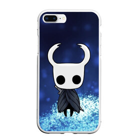 Чехол для iPhone 7Plus/8 Plus матовый с принтом Рыцарь - HOLLOW KNIGHT в Екатеринбурге, Силикон | Область печати: задняя сторона чехла, без боковых панелей | game | games | ghosts | godmaster | hollow | hornet | knight | metroidvania | silksong | zote | гримм | зот | игра | игры | квиррел | найт | песня | полый | призраки | пустой | рыцарь | силксонг | холлоу | хорнет | шелк