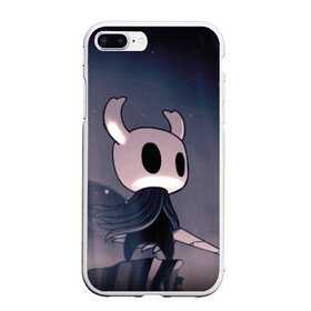 Чехол для iPhone 7Plus/8 Plus матовый с принтом Рыцарь - HOLLOW KNIGHT в Екатеринбурге, Силикон | Область печати: задняя сторона чехла, без боковых панелей | game | games | ghosts | godmaster | hollow | hornet | knight | metroidvania | silksong | zote | гримм | зот | игра | игры | квиррел | найт | песня | полый | призраки | пустой | рыцарь | силксонг | холлоу | хорнет | шелк