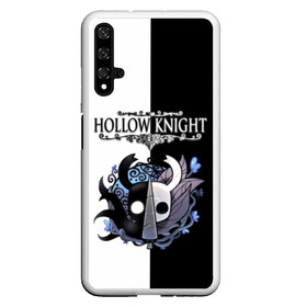 Чехол для Honor 20 с принтом Hollow Knight (Black & White) в Екатеринбурге, Силикон | Область печати: задняя сторона чехла, без боковых панелей | game | hollow knight | hollow knight godmaster | hollow knight map | hollow knight ps4 | silksong | белый | зот могучий | игра | карта | королевство | метроидвания | полый король | приключения букашек | халлоунест | холлоу кнайт | черный