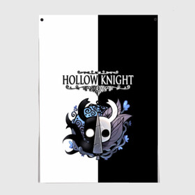 Постер с принтом Hollow Knight (Black & White) в Екатеринбурге, 100% бумага
 | бумага, плотность 150 мг. Матовая, но за счет высокого коэффициента гладкости имеет небольшой блеск и дает на свету блики, но в отличии от глянцевой бумаги не покрыта лаком | game | hollow knight | hollow knight godmaster | hollow knight map | hollow knight ps4 | silksong | белый | зот могучий | игра | карта | королевство | метроидвания | полый король | приключения букашек | халлоунест | холлоу кнайт | черный
