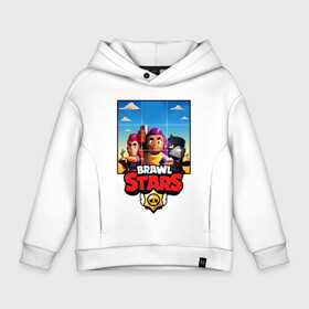 Детское худи Oversize хлопок с принтом BRAWL STARS в Екатеринбурге, френч-терри — 70% хлопок, 30% полиэстер. Мягкий теплый начес внутри —100% хлопок | боковые карманы, эластичные манжеты и нижняя кромка, капюшон на магнитной кнопке | android | brawl stars | bull | colt | games | mobile game | stars | берли | бо | брок | ворон | джесси | динамайк | дэррил | игры | кольт | леон | мобильные игры | мортис | нита | пайпер | пенни | поко | пэм | рикошет | спайк | тара | фрэн