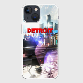 Чехол для iPhone 13 mini с принтом DETROIT:BECOME HUMAN в Екатеринбурге,  |  | action | ai | android | connor | dbhpk19 | detroit become human | game | rk 800 | rk 900 | андроиды | детектив | игра | игры | интерактивное кино | кара | коннор | логотип | маркус | роботы | фирменный стиль | экшн