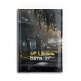 Обложка для автодокументов с принтом DETROIT:BECOME HUMAN в Екатеринбурге, натуральная кожа |  размер 19,9*13 см; внутри 4 больших “конверта” для документов и один маленький отдел — туда идеально встанут права | action | ai | android | connor | dbhpk19 | detroit become human | game | rk 800 | rk 900 | андроиды | детектив | игра | игры | интерактивное кино | кара | коннор | логотип | маркус | роботы | фирменный стиль | экшн