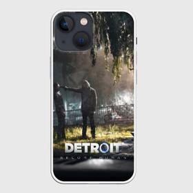 Чехол для iPhone 13 mini с принтом DETROIT:BECOME HUMAN в Екатеринбурге,  |  | action | ai | android | connor | dbhpk19 | detroit become human | game | rk 800 | rk 900 | андроиды | детектив | игра | игры | интерактивное кино | кара | коннор | логотип | маркус | роботы | фирменный стиль | экшн