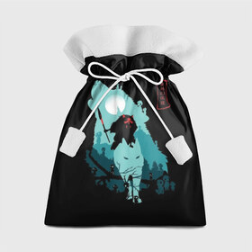 Подарочный 3D мешок с принтом Princess Mononoke в Екатеринбурге, 100% полиэстер | Размер: 29*39 см | Тематика изображения на принте: anime | ghibli | hayao miyazaki | hime | meme | miyazaki | mononoke | music | princess | studio ghibli | tokyo | иероглиф | манга | стиль | фентези