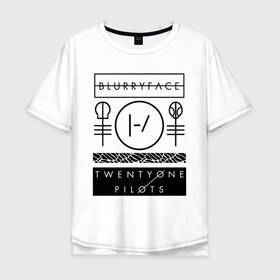 Мужская футболка хлопок Oversize с принтом TWENTY ONE PILOTS (TOP) в Екатеринбурге, 100% хлопок | свободный крой, круглый ворот, “спинка” длиннее передней части | 21 pilots | 21p | bandito | blurryface | chlorine | dema don t control us | joshua | music | ned | rock | top | trench | twenty one pilots | tyler | бандито | группа | музыка | нэд | рок | тренч