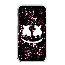 Чехол для iPhone XS Max матовый с принтом Marshmello Stars в Екатеринбурге, Силикон | Область печати: задняя сторона чехла, без боковых панелей | christopher | comstock | dj | dotcom | fortnite | friends | glitch | marshmallow | marshmello | star | stars | usa | глитч | диджей | друзья | звезды | зефир | комсток | космос | крис | мармелад | маршмэллоу | молнии | музыка | продюсер | сша |