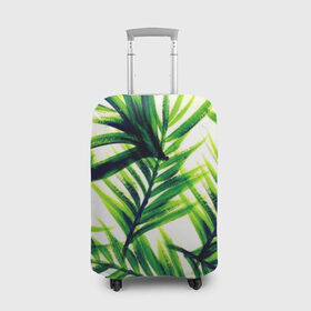 Чехол для чемодана 3D с принтом Лист Пальмы в Екатеринбурге, 86% полиэфир, 14% спандекс | двустороннее нанесение принта, прорези для ручек и колес | 2019 | 2020 | summer | в отпуск | весна | гаваи | гавайи | гавайская | для отпуска | лето | листья | море | настроение | осень | отдых | отпуск | пальма | пальмы | пляж | пляжная | путешественник | цветочки | цветы