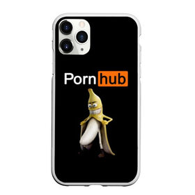 Чехол для iPhone 11 Pro матовый с принтом PORN HUB в Екатеринбурге, Силикон |  | Тематика изображения на принте: банан | логотип | пошлое