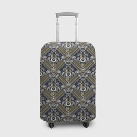 Чехол для чемодана 3D с принтом Узор в Екатеринбурге, 86% полиэфир, 14% спандекс | двустороннее нанесение принта, прорези для ручек и колес | fashion | luxury | texture | дорогая | дорогой | золото | люкс | паттерн | роскошь | серебро | стиль | стильная | текстура