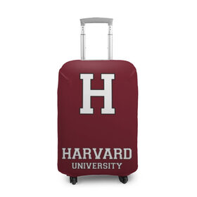Чехол для чемодана 3D с принтом Harvard University_форма в Екатеринбурге, 86% полиэфир, 14% спандекс | двустороннее нанесение принта, прорези для ручек и колес | harvard university | гарвард | колледж | образование | студенты | сша | университет | школа
