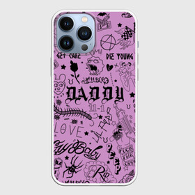 Чехол для iPhone 13 Pro Max с принтом Lil Peep Tattoo в Екатеринбурге,  |  | come over when youre sober | cry baby | emo | hip hop | lil | lil peep | lil pip | lill pip | new school | tattoo | xxxtentacion | лил пип | реп | рэп | татуировки | татухи | хип хоп | хипхоп