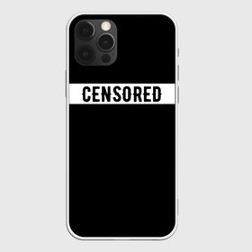 Чехол для iPhone 12 Pro Max с принтом CENSORED ЦЕНЗУРА в Екатеринбурге, Силикон |  | Тематика изображения на принте: advisory | censored | content | explicit | label | logo | parental | rap | rapper | rappers | внимание | лексика | мат | ненормативная | нормативная | рэп | рэпер | рэперы | слова