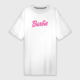 Платье-футболка хлопок с принтом Barbie в Екатеринбурге,  |  | bad | barbie | bratz | girl | princess | team | барби | братц | девочка | дочка | дочь | кукла | куколка | лого | логотип | любимая | невеста | подружка | прекрасная