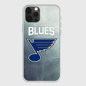 Чехол для iPhone 12 Pro с принтом St. Louis Blues в Екатеринбурге, силикон | область печати: задняя сторона чехла, без боковых панелей | nhl | st. louis blues | блюз | нхл | сент луиз | сент луис | сент луис блюз | тарасенко | хоккей | шайба