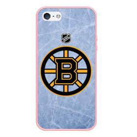 Чехол для iPhone 5/5S матовый с принтом Boston Bruins в Екатеринбурге, Силикон | Область печати: задняя сторона чехла, без боковых панелей | boston | boston bruins | hockey | nhl | бостон | бостон брюинз | кубок стенли | нхл | спорт | хоккей | шайба