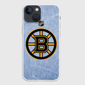 Чехол для iPhone 13 mini с принтом Boston Bruins в Екатеринбурге,  |  | boston | boston bruins | hockey | nhl | бостон | бостон брюинз | кубок стенли | нхл | спорт | хоккей | шайба