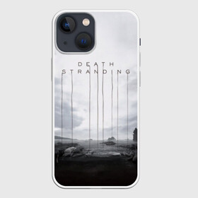 Чехол для iPhone 13 mini с принтом DEATH STRANDING в Екатеринбурге,  |  | bridges | death | game | games | hideo | kojima | logo | mads | mikkelsen | norman | porter | reedus | sam | stranding | гений | дес | игра | игры | кодзима | лого | миккельсен | портер | ридус | стрендинг | сэм | хидео