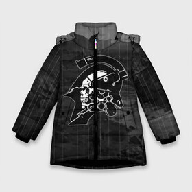 Зимняя куртка для девочек 3D с принтом DEATH STRANDING в Екатеринбурге, ткань верха — 100% полиэстер; подклад — 100% полиэстер, утеплитель — 100% полиэстер. | длина ниже бедра, удлиненная спинка, воротник стойка и отстегивающийся капюшон. Есть боковые карманы с листочкой на кнопках, утяжки по низу изделия и внутренний карман на молнии. 

Предусмотрены светоотражающий принт на спинке, радужный светоотражающий элемент на пуллере молнии и на резинке для утяжки. | bridges | death | game | games | hideo | kojima | logo | mads | mikkelsen | norman | porter | reedus | sam | stranding | гений | дес | игра | игры | кодзима | лого | миккельсен | портер | ридус | стрендинг | сэм | хидео