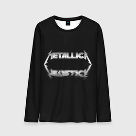 Мужской лонгслив 3D с принтом Metallica в Екатеринбурге, 100% полиэстер | длинные рукава, круглый вырез горловины, полуприлегающий силуэт | guitar | hard | heavymetal | metal | metallica | music | rock | гитара | картинка | картинки | метал | металика | металлика | мода | музыка | рок | тренд | тренды | треш | трэш | тяжелый | хард