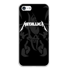 Чехол для iPhone 5/5S матовый с принтом METALLICA в Екатеринбурге, Силикон | Область печати: задняя сторона чехла, без боковых панелей | matters metallica | music | nothing else | rock | trash metal | группа | металлика | музыка | музыканты | рок | трэш металл