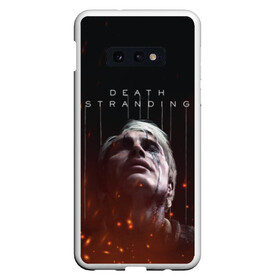 Чехол для Samsung S10E с принтом DEATH STRANDING - Cliff в Екатеринбурге, Силикон | Область печати: задняя сторона чехла, без боковых панелей | Тематика изображения на принте: cliff | death | game | games | hideo | kojima | logo | mads | mikkelsen | norman | porter | reedus | sam | stranding | дес | игра | игры | клифф | кодзима | лого | миккельсен | портер | ридус | стрендинг | сэм | хидео