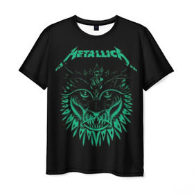 Мужская футболка 3D с принтом Metallica в Екатеринбурге, 100% полиэфир | прямой крой, круглый вырез горловины, длина до линии бедер | album | black | concert | heavy | kirk | metal | metallica | music | rock | tolls | джеймс хэтфилд | кирк хэмметт | клифф бёртон | ларс ульрих | метал | металлика | трэш