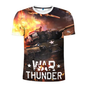 Мужская футболка 3D спортивная с принтом war thunder в Екатеринбурге, 100% полиэстер с улучшенными характеристиками | приталенный силуэт, круглая горловина, широкие плечи, сужается к линии бедра | war thunder | war thunder 2019 | war thunder лучшие | war thunder самолеты | war thunder танки | вар тандер | игра war thunder | купить футболку war thunder | футболки war thunder
