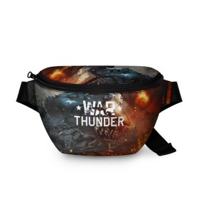 Поясная сумка 3D с принтом war thunder (ник на спине) в Екатеринбурге, 100% полиэстер | плотная ткань, ремень с регулируемой длиной, внутри несколько карманов для мелочей, основное отделение и карман с обратной стороны сумки застегиваются на молнию | war thunder | war thunder 2019 | war thunder лучшие | war thunder самолеты | war thunder танки | вар тандер | игра war thunder | купить футболку war thunder | футболки war thunder