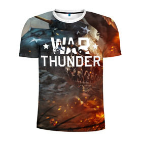 Мужская футболка 3D спортивная с принтом war thunder (ник на спине) в Екатеринбурге, 100% полиэстер с улучшенными характеристиками | приталенный силуэт, круглая горловина, широкие плечи, сужается к линии бедра | Тематика изображения на принте: war thunder | war thunder 2019 | war thunder лучшие | war thunder самолеты | war thunder танки | вар тандер | игра war thunder | купить футболку war thunder | футболки war thunder