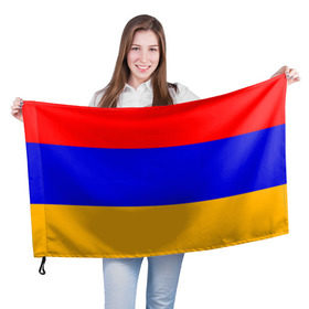 Флаг 3D с принтом Армения. Флаг. в Екатеринбурге, 100% полиэстер | плотность ткани — 95 г/м2, размер — 67 х 109 см. Принт наносится с одной стороны | армения | армянский | государство | знамя | кавказ | республика | символ | снг | ссср | страна | флаг
