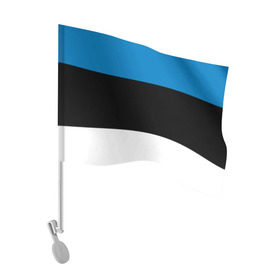 Флаг для автомобиля с принтом Эстония. Флаг. в Екатеринбурге, 100% полиэстер | Размер: 30*21 см | балтии | государство | прибалтика | республика | снг | ссср | страна | страны | эстония