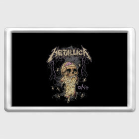 Магнит 45*70 с принтом Metallica в Екатеринбурге, Пластик | Размер: 78*52 мм; Размер печати: 70*45 | album | black | concert | heavy | kirk | metal | metallica | music | rock | tolls | джеймс хэтфилд | кирк хэмметт | клифф бёртон | ларс ульрих | метал | металлика | трэш