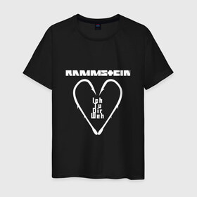 Мужская футболка хлопок с принтом Rammstein в Екатеринбурге, 100% хлопок | прямой крой, круглый вырез горловины, длина до линии бедер, слегка спущенное плечо. | rammstein | rock | атрибутика | боль | группа | линдеманн | любовь | мерч | музыка | музыкант | немецкий | певец | раммштайн | рамштайн | рок | рок группа | рок музыка | рокер | сердце | тилль линдеманн