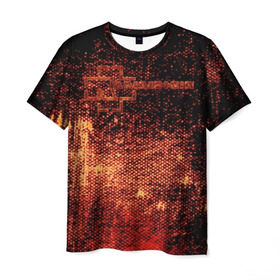 Мужская футболка 3D с принтом Rammstein в Екатеринбурге, 100% полиэфир | прямой крой, круглый вырез горловины, длина до линии бедер | du hast | heavy | herzeleid | metal | mutter | rammstein | reise | rosenrot | sehnsucht | till lindemann | группа | метал | рамштайн | рок | тилль линдеманн | хард