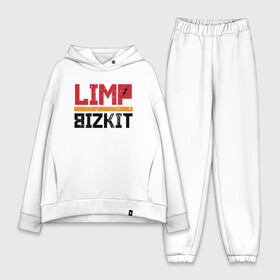 Женский костюм хлопок Oversize с принтом Limp Bizkit в Екатеринбурге,  |  | dj lethal | американская | группа | джон отто | ню метал | рок | рэп | уэс борланд | фред дёрст