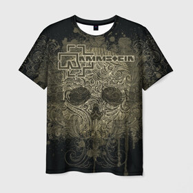 Мужская футболка 3D с принтом Rammstein в Екатеринбурге, 100% полиэфир | прямой крой, круглый вырез горловины, длина до линии бедер | du hast | heavy | herzeleid | metal | mutter | rammstein | reise | rosenrot | sehnsucht | till lindemann | группа | метал | рамштайн | рок | тилль линдеманн | хард