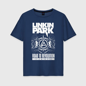 Женская футболка хлопок Oversize с принтом Linkin Park в Екатеринбурге, 100% хлопок | свободный крой, круглый ворот, спущенный рукав, длина до линии бедер
 | альтернативный метал | альтернативный рок | американская | группа | джозеф хан | майк шинода | мультиплатиновая | ню метал | рок | рэп рок | честер беннингтон | электроник рок