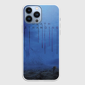 Чехол для iPhone 13 Pro Max с принтом Death Stranding в Екатеринбурге,  |  | Тематика изображения на принте: cliff | deadman | death stranding | fragile | hideo kojima | mads mikkelsen | norman reedus | sam | дельторо | дэдмен | коджима | кодзима | мадс миккельсен | норман ридус | сэм | хидео