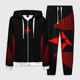 Мужской костюм 3D с принтом Astralis uniform 2019 в Екатеринбурге, 100% полиэстер | Манжеты и пояс оформлены тканевой резинкой, двухслойный капюшон со шнурком для регулировки, карманы спереди | astralis | astralis 2017 | astralis 2019 | astralis cs | astralis uniform | astralis кс го | cs | csgo | кс | кс го | ксго