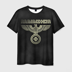 Мужская футболка 3D с принтом Rammstein в Екатеринбурге, 100% полиэфир | прямой крой, круглый вырез горловины, длина до линии бедер | lindemann | rammstain | rammstein | rammstein 2019 | ramstein | группы | метал | музыка | рок | тилль линдеманн